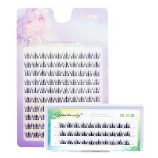 免胶假睫毛5D婴儿三部曲短号睫毛贴自然仿真免胶高端眼睫毛女自然