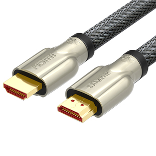山泽hdmi细软线2.0连接电视显示器4k高清2.1超短迷你0.5/1/2/5米