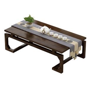 飘窗桌子家用炕桌榻榻米实木小茶几卧地坐地矮桌床上电脑学习桌子