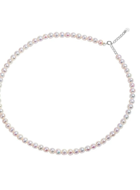 天女ako粉光珍珠项链女送妈妈