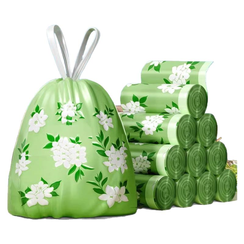 恒澍垃圾袋家用加厚手提式特厚清洁袋免撕型塑料袋办公室用抽绳式