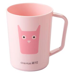 茶花儿童漱口杯高颜值塑料刷牙杯子洗漱家用宝宝刷牙杯牙杯漱口杯