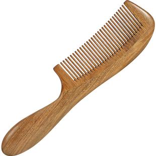 初心檀木梳子顺发梳美发造型梳密齿梳女士家用专用按摩梳便携小巧