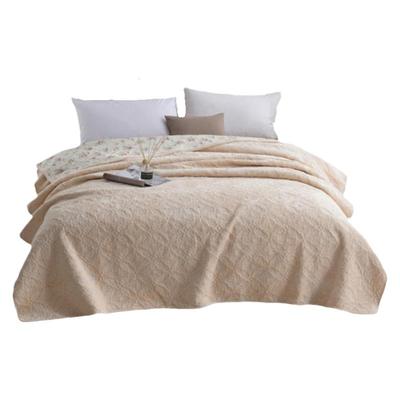 秋冬简约法兰绒毛毯毛绒保暖床单