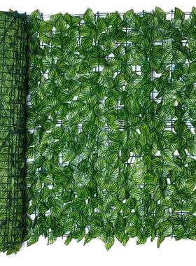 植物墙栅栏遮挡庭院假绿叶