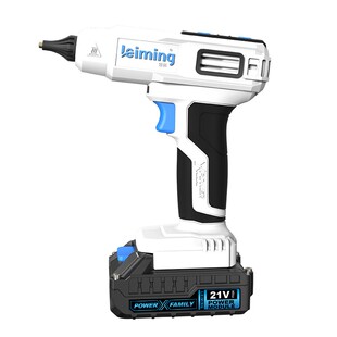 雷铭21V充电式热胶枪无线锂电胶枪家用手工DIY儿童手工热胶枪胶棒