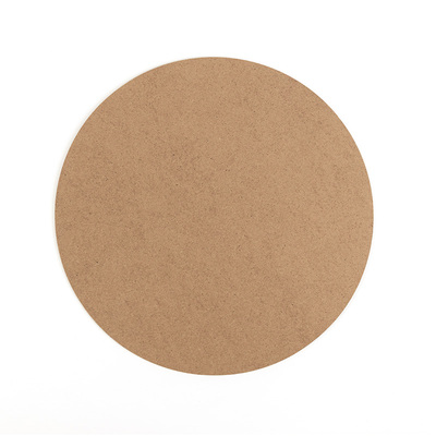 密度板diy手工圆木片黏土底板