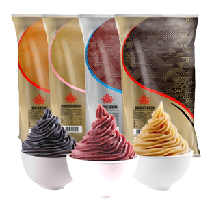 顺南馅料低糖红豆沙馅黑芝麻汤圆莲蓉凤梨月饼馅料包子烘焙商用