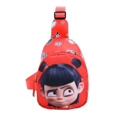 魔童哪吒小男孩卡通胸包
