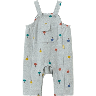 【糯米棉】papa爬爬春季宝宝裤子北欧风亲肤男女宝背带裤2026新款