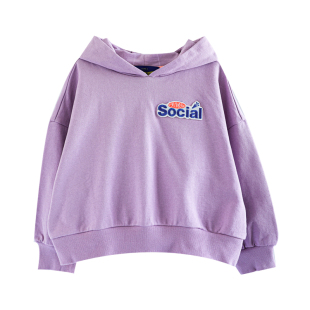 ILOVEJ童装休闲连帽卫衣儿童春装女童洋气外穿短款上衣潮/JVSTO25