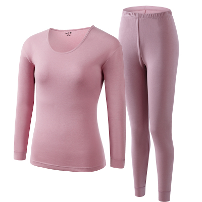 ab保暖内衣套装亲肤纯棉A＆B情侣