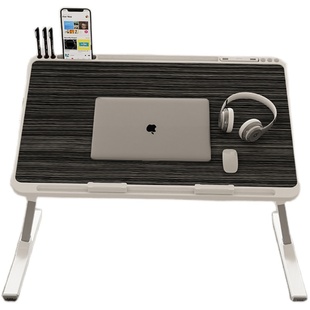 床上小桌子升降可折叠学习家用办公书桌电脑桌阅读架桌飘窗懒人桌