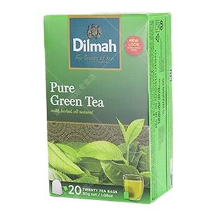 Dilmah迪尔玛 纯正绿茶 简装100袋*1.5g 进口锡兰茶袋泡冷热茶包