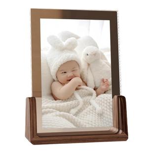 相框定制摆台洗宝宝照片做成画框装裱打印全家福相片加婚纱照摆件