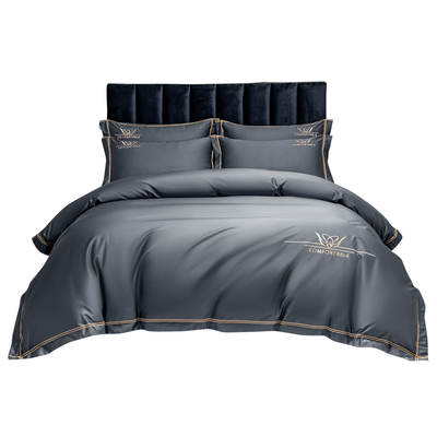 120支长绒棉全棉亲肤刺绣四件套