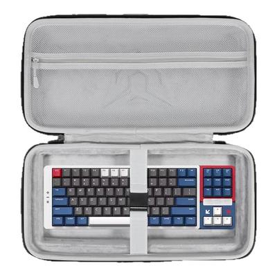 虎炳适用IQUNIX铝厂键盘收纳包抗压EZ60收纳包EZ63键盘包手提便携防摔机械键盘鼠标一体收纳包便携盒保护袋
