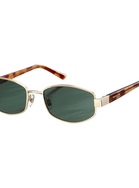 帕森老钱风多边形防紫外线墨镜