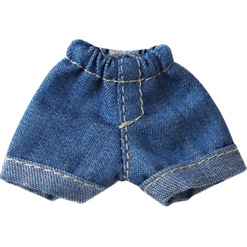 ob11娃衣 12分bjd娃娃衣服 牛仔裤 短裤 molly娃衣 GSC素体 body9