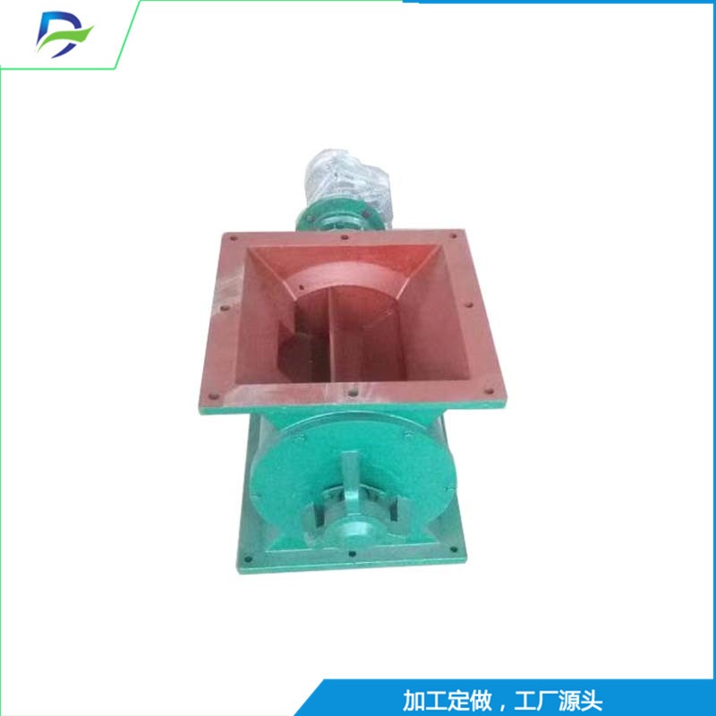 乔达现货300*300方口星型卸料器 防爆电机双接盘给料机