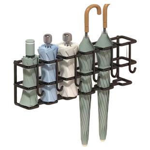 雨伞收纳架雨伞架放伞置物架神器家用门口壁挂式置挂伞架收纳挂钩