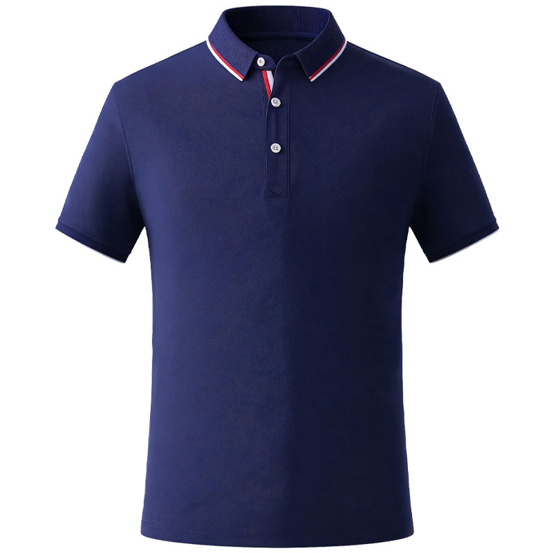 美的工衣翻领T恤定制POLO衫工作服男电器工衣短袖文化衫夏季薄款