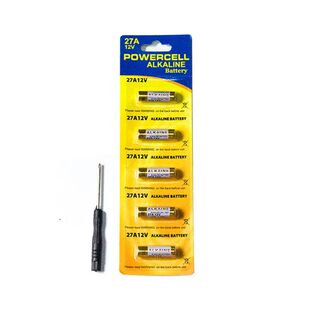 27A 12V电池27a12v 电动车库卷帘门摩托车遥控器l828a27s碱性电池