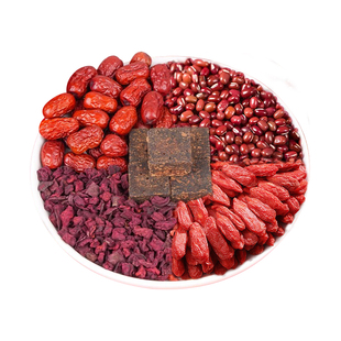 五红茶红糖红枣枸杞红豆甜菜根五红汤冬天热泡养生茶包补女生气血