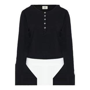 张雪迎同款丨Letter from moon叠穿式长袖T恤秋款上衣女