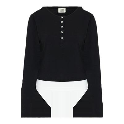 张雪迎同款丨Letter from moon叠穿式长袖T恤秋款上衣女