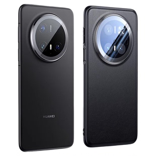能适适用华为mate70手机壳新款真皮mate70pro镜头全包防摔Mate70pro十优享版超薄素皮m70+磁吸支架男士外壳