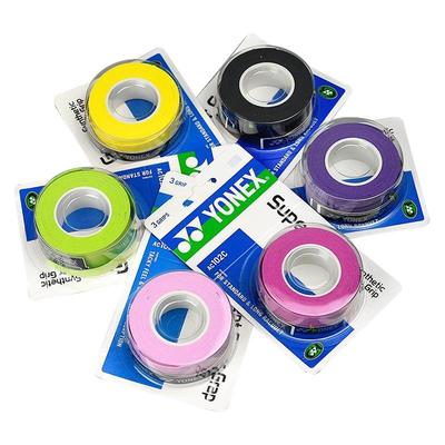 YONEX尤尼克斯yy手胶AC102C手胶防滑吸汗减震缠带三条装994