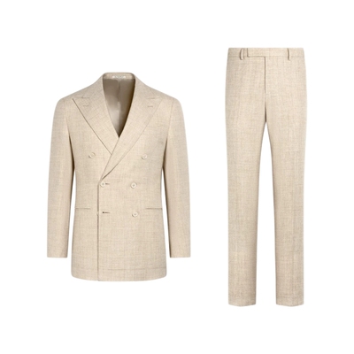 SUITSUPPLY沙砾色西装套装