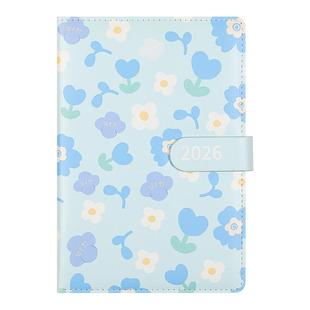 周计划日程本2026年新款笔记本子高颜值磁扣记事本可定制每日高效学习时间管理自律打卡本文艺精致工作日记本