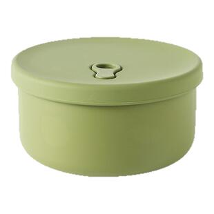 onlycook轻便硅胶饭盒可微波炉加热分格便当盒食品级午餐带饭神器