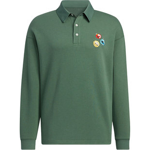 Adidas/阿迪达斯官方正品neo芝麻街联名男女休闲长袖POLO衫HM9951