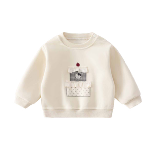 女宝宝卫衣春秋款2026新款女童秋冬季上衣开衫儿童衣服幼童早春装