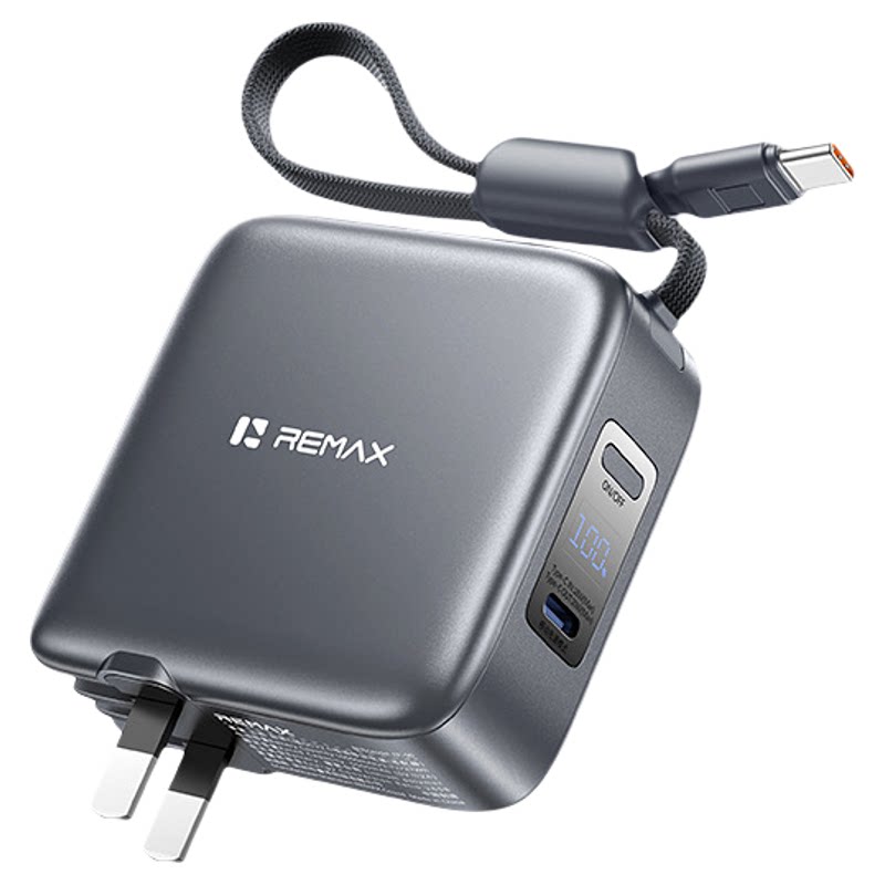 REMAX自带C线墙插移动电源