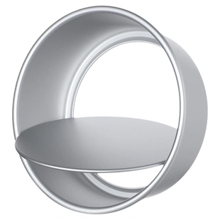 霜山戚风模具家用烤箱阳极4寸6寸八寸活底烘焙工具圆形烤蛋糕胚模