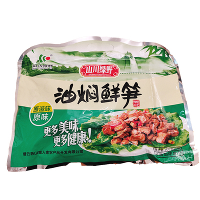山川绿野油焖笋油焖竹笋鲜笋罐头
