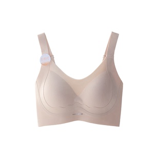 安芝娜一轻松大胸显小内衣桑蚕丝美肤提拉聚拢高弹力无痕文胸1652