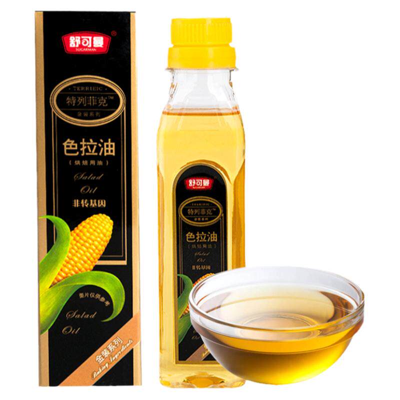 舒可曼玉米色拉油200ml玉米油植物油戚风蛋糕烘焙原料