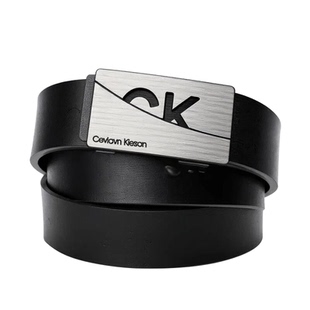 Ceviavn Kiesan皮带男真皮平滑扣裤带合金板扣牛皮青年裤腰带内穿