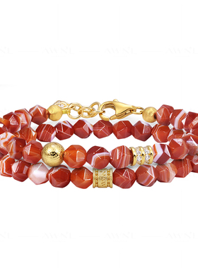 AWNL霖奈北欧M陨石幸运之轮手链