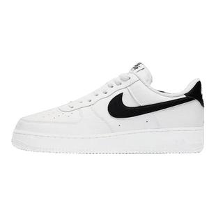 乐积运动NIKE AIR FORCE AF1黑白小权志龙低帮休闲板鞋CT2302-100
