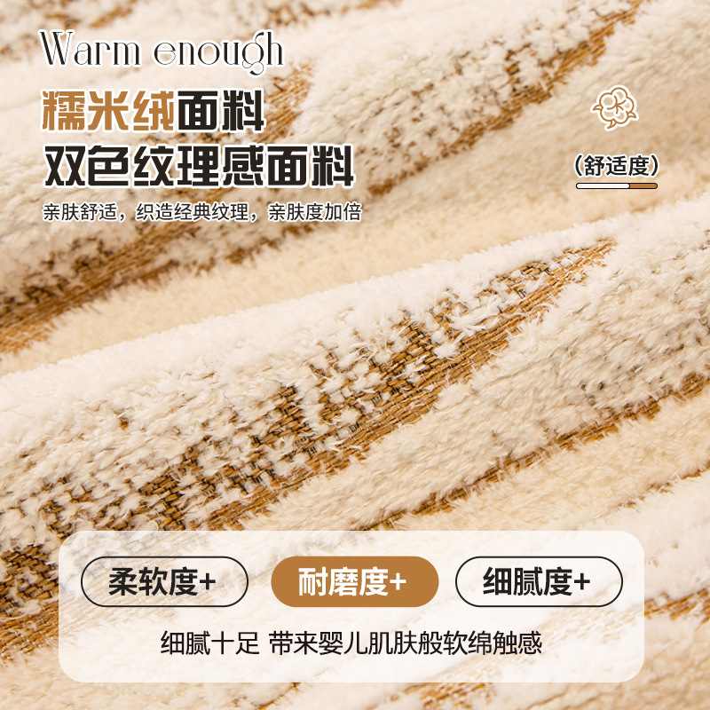 2025新款薏米绒沙发盖布秋冬季防滑皮沙发套罩加厚毛绒沙发毯坐垫