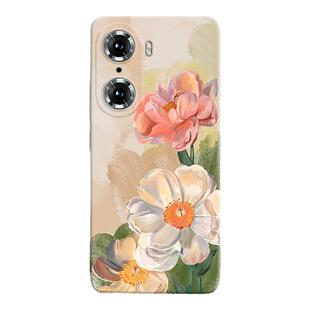 适用于丙烯花卉荣耀60手机壳新款60se液态硅胶华为春天60pro镜头全包防摔的女曲面屏男保护套por高端honor