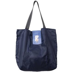 可折叠购物袋环保袋超市大号定制印字手绘布袋便携轻便外出手拎包