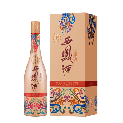 西凤酒1964幻彩版55度单瓶500ml