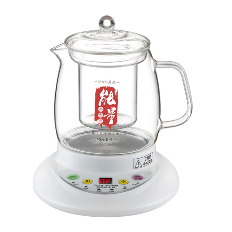耐高温煮水果茶壶套装电加热玻璃花茶壶煮红枣桂圆枸杞茶壶全自动